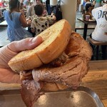 Regal Eagle Smokehouse Craft Drafts & Barbecue - 『Sliced Texas Beef Brisket Sand & Mac Cheese $14.99』 『Samuel Adams Biston Lager $12.25』