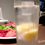 焼肉あきら - レモンサワー