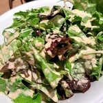 焼肉あきら - 自家製胡麻ドレッシングのサラダ