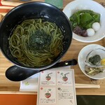 中村藤吉本店 - 甜茶　だし生蕎麦セット