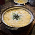 炭火焼鳥 鳥松 - ■とり雑炊 ¥600