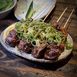 炭火焼鳥 鳥松 - ■きもスペシャル ￥400（2本）