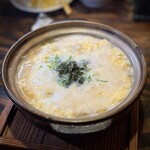 炭火焼鳥 鳥松 - ■とり雑炊 ¥600