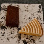 LAT.34°N by 蒼 - 静岡三松園より エイジアンレモンのタルト　黒文字風味のフィナンシェ