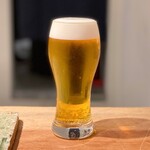 とんかつ乃ぐち - 生ビール