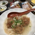 小野の離れ - 日替わりの鶏唐の餡かけ