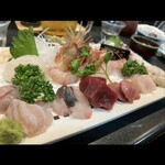 すし居酒屋 樽 - お刺身盛り合わせ♪