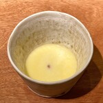 とんかつ乃ぐち - とうもろこしとキャベツのすりながし