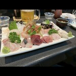 すし居酒屋 樽 - お刺身盛り合わせ♪