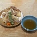 対馬のどぐろとイカ活き造り 博多 魚蔵 - 