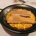 上六ワイン - パエリア（穴子）