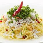 シラスと小葱のペペロンチーノ