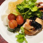 龍口酒家 - クラゲと豚肉鶏肉の冷菜盛り合わせ