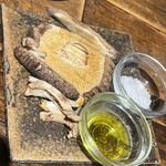 吉浜食堂 - 大きな椎茸のステーキ