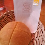 コメダ珈琲店 - 豆乳クリームには「豆」シール