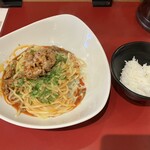 Tiger&Dragon - 汁なし担々麺(肉増し)にジャスミンライスで1,200円