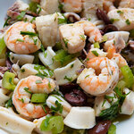 いろいろ魚介のマリネ