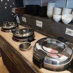 和牛焼肉食べ放題　肉屋の台所 - ライス・スープバー