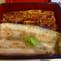 うなぎ 海雲 - 白焼きを前にドアップ^ ^