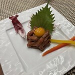 米沢牛ステーキレストラン 牛毘亭 - 米沢牛ユッケ