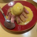 おき野 - ポテトサラダのカルボナーラ