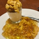 新宿三丁目 ビストロ向日葵 - こぼれウニのブランマンジェ。　ウニ、美味しすぎ！ジュレもブランマンジェも最高でした。