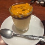 新宿三丁目 ビストロ向日葵 - コースのウニのブランマンジェ。これだけでも充分美味しいし、満足度高いと思います！