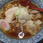 手打ちラーメン 清仁軒 - 醤油ワンタン麺