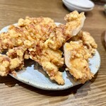自家製麺 麺や ひなた - 唐揚げ二個 400円