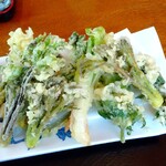 ペンション はなのや - 山菜の天ぷら