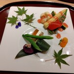 野菜&うまだし KICHI - 青もみじ綺麗　