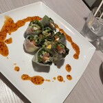 月のささやき - 生ハムとクリチの生春巻き