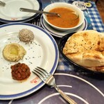 トルコ料理 アンカラ - 前菜4種盛り、ピタパン