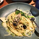 魚イタリアン&オイスター Rovin - 牡蠣のパスタ
