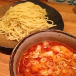 つけ麺家 利平 - 辛味つけ麺（辛味ダブル）