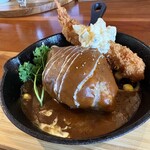 AJITO - ハンバーグ＆エビフライ♪タルタルソースも美味♪