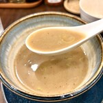 麵や きさ乃 - スープ割り