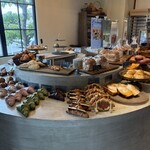 Espresso D Works - 店内入口のテイクアウト用コーナー