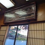 割烹 くしだ - 店内装飾（いろんな包丁）