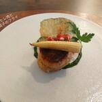 HITO++KA - 豚ヒレ肉と丸茄子のフライ