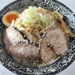 くまの家 - 背脂醤油、チャーシュー1枚追加