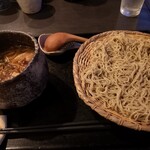 蕎麦 美酒 健肴 佳蕎庵 - 鴨こまきのこ汁つけ