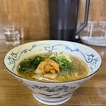 きくや - 【限定】淡麗ほたるイカの潮SOBA〜飯割付〜¥1600