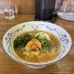 きくや - 【限定】淡麗ほたるイカの潮SOBA〜飯割付〜¥1600