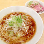 朝ラー定食（醤油）2014年8月