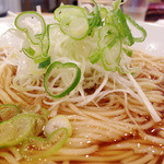 らーめん芝浜 - 朝ラー定食（醤油）2014年8月