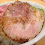 らーめん芝浜 - 朝ラー定食（醤油）2014年8月