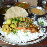 スパイス・ツリー - カレー２種（マトン＆鯖）＋茄子のピクルス