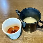 蕎麦貴石 - 蕎麦湯ともり汁