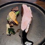 La Rondine - メイン料理（鴨のロースト）